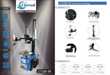 将图片加载到图库查看器,CT226SE 4 working arms semi-automatic tire changer 110V With bead blaster