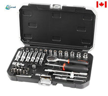 Load image into Gallery viewer, 42 pc 1/4&quot; Socket tools set
