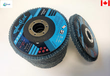 Load image into Gallery viewer, STANDARD ABRASIVES - 4-1/2&quot; X 7/8&quot; TYPE 27, 40 GRIT, FLAP DISC  10pc
