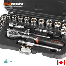 Load image into Gallery viewer, 20 pc 3/8&quot; Socket set
