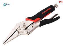 Load image into Gallery viewer, 9&quot; Long Nose Lock Grip Pliers
