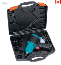 Load image into Gallery viewer, 1/4&quot; Air Impact Wrench Kit with Impact Sockets 7500RPM 700N.m
